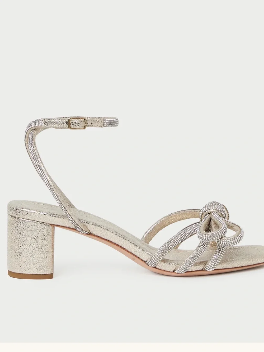 Loeffler Randall Champagne Knot Block-Heel Sandals